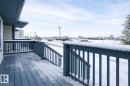View of snow covered deck - 4827 54 Avenue, Wetaskiwin, AB  - Outdoor 