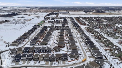 View of snowy aerial view - 8320 Mayday Link Sw, Edmonton, AB - Outdoor With View