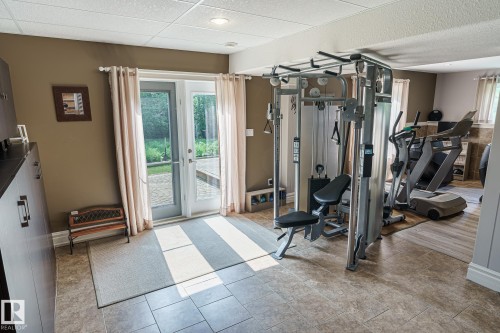 50431 Rge Rd 222, Rural Leduc County, AB - Indoor Photo Showing Gym Room