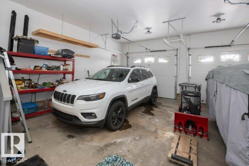 View of garage - 11116 103 Street, Westlock, AB - Indoor Photo Showing Garage