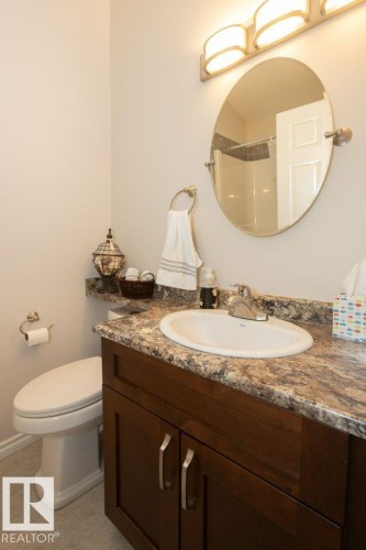 Bathroom featuring vanity and a shower - 11116 103 Street, Westlock, AB - Indoor Photo Showing Bathroom