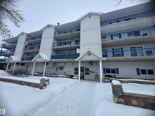 301 9928 105 Street, Westlock, AB - Outdoor With Balcony With Facade