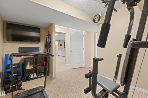 170 Galland Crescent, Edmonton, AB - Indoor Photo Showing Gym Room
