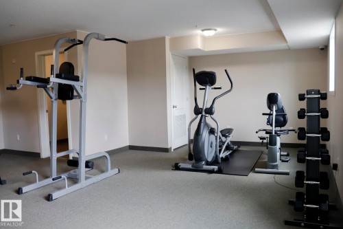 111 392 Silver Berry Road, Edmonton, AB - Indoor Photo Showing Gym Room