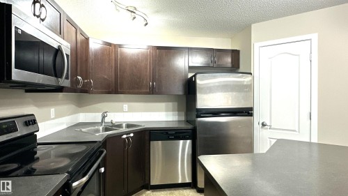 111 392 Silver Berry Road, Edmonton, AB - Indoor Photo Showing Kitchen With Double Sink