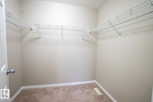 Spacious closet with light carpet - Edmonton, AB - Indoor With Storage