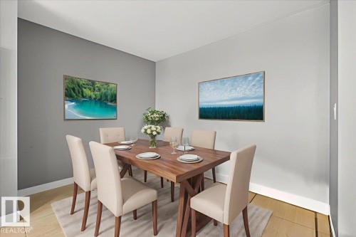 Dining space featuring baseboards - 301 2504 109 Street, Edmonton, AB - Indoor Photo Showing Dining Room