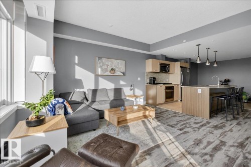 View of living area - 301 2504 109 Street, Edmonton, AB - Indoor Photo Showing Living Room