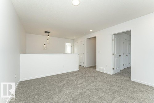 Carpeted empty room featuring baseboards and recessed lighting - 3790 Wren Loop, Edmonton, AB - Indoor Photo Showing Other Room