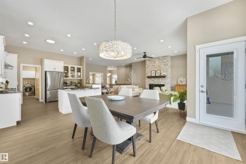 1130 Twin Brooks Point(E), Edmonton, AB - Indoor Photo Showing Dining Room