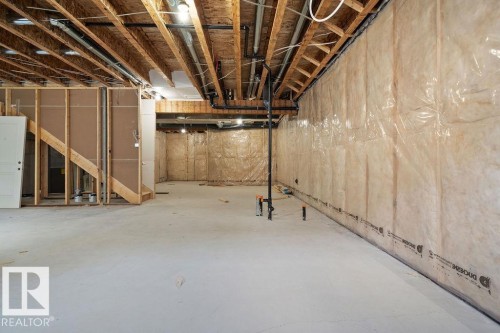 View of unfinished below grade area - 3912 41 Avenue, Beaumont, AB - Indoor Photo Showing Basement