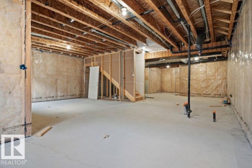 View of unfinished basement - 3912 41 Avenue, Beaumont, AB - Indoor Photo Showing Basement