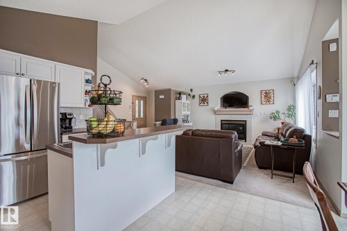 1825 Tufford Way, Edmonton, AB - Indoor With Fireplace