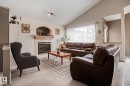 1825 Tufford Way, Edmonton, AB  - Indoor Photo Showing Living Room With Fireplace 