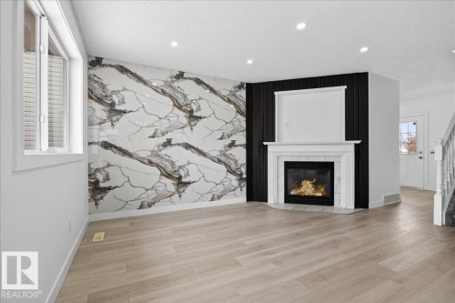 8916 175 Avenue, Edmonton, AB - Indoor With Fireplace
