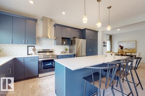 8612 183 Avenue, Edmonton, AB - Indoor Photo Showing Kitchen With Upgraded Kitchen