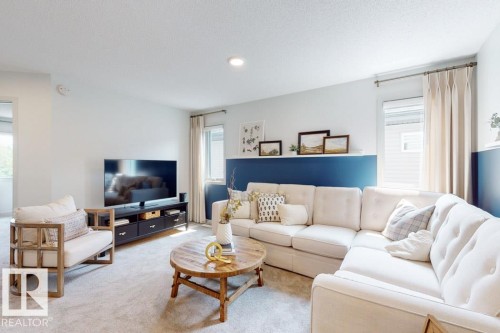 8612 183 Avenue, Edmonton, AB - Indoor Photo Showing Living Room
