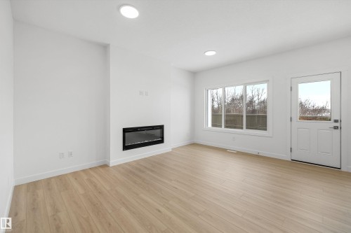 8704 183 Avenue, Edmonton, AB - Indoor Photo Showing Living Room With Fireplace