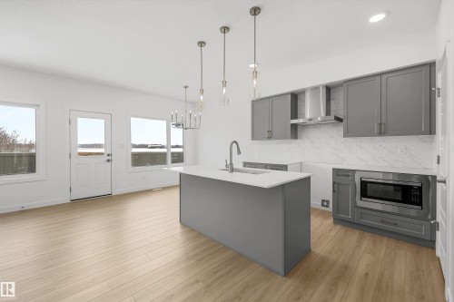 8704 183 Avenue, Edmonton, AB - Indoor Photo Showing Kitchen With Upgraded Kitchen