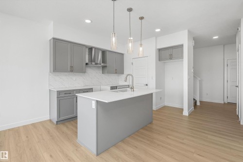 8704 183 Avenue, Edmonton, AB - Indoor Photo Showing Kitchen With Upgraded Kitchen