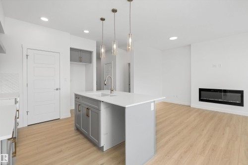 8704 183 Avenue, Edmonton, AB - Indoor With Fireplace