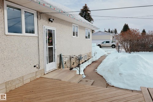 4505 57 Avenue, Barrhead, AB - Outdoor With Deck Patio Veranda With Exterior