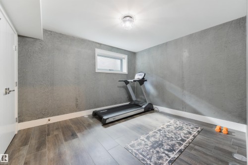 9213 97 Street, Edmonton, AB - Indoor Photo Showing Gym Room