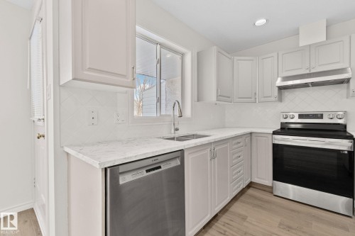 22 9703 174 Street Nw, Edmonton, AB - Indoor Photo Showing Kitchen With Double Sink