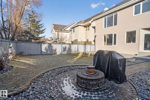 Fenced backyard with a patio - 613 Stewart Crescent, Edmonton, AB - Outdoor