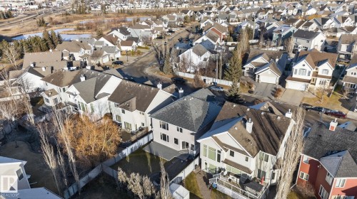 Aerial perspective of suburban area - 613 Stewart Crescent, Edmonton, AB - Outdoor