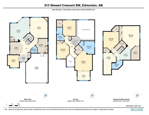 View of floor plan / room layout - 613 Stewart Crescent, Edmonton, AB - Other