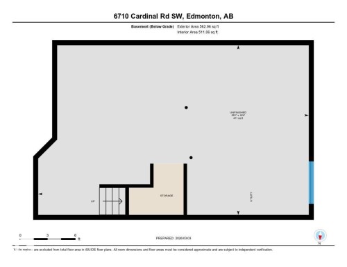 View of property floor plan - 6710 Cardinal Road, Edmonton, AB - Other