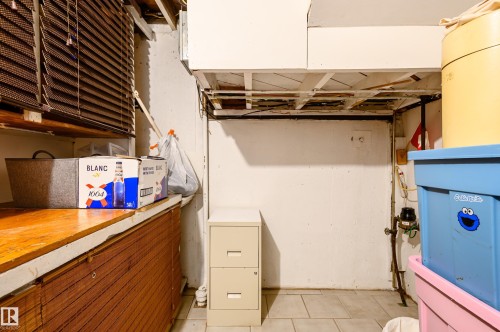 View of miscellaneous room - 13420 113A St, Edmonton, AB - Indoor Photo Showing Basement