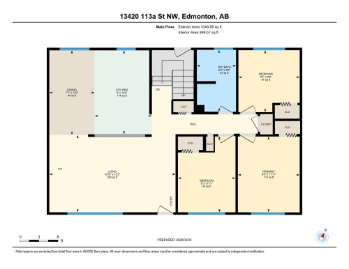 View of home floor plan - 13420 113A St, Edmonton, AB - Other