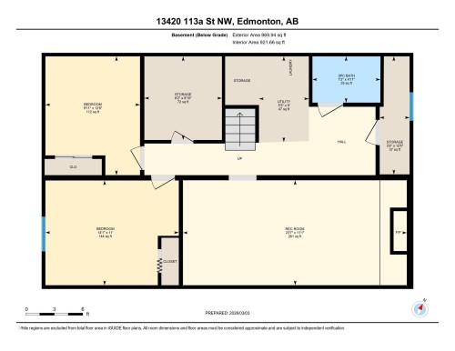 View of home floor plan - 13420 113A St, Edmonton, AB - Other