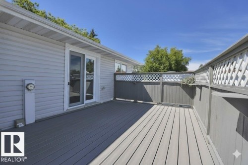 View of deck - 4406 39 Ave, Leduc, AB - Outdoor With Deck Patio Veranda With Exterior