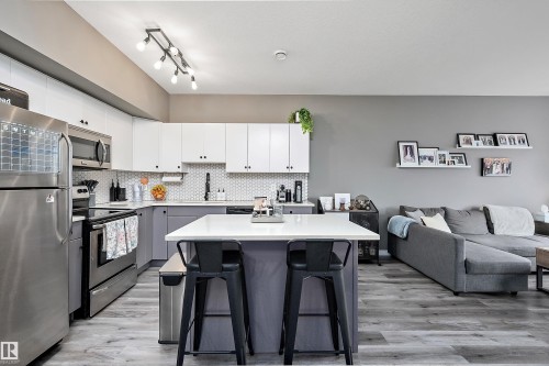 406 10518 113 Street, Edmonton, AB - Indoor Photo Showing Kitchen With Upgraded Kitchen