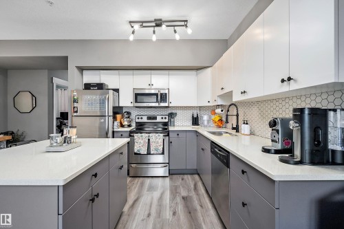 406 10518 113 Street, Edmonton, AB - Indoor Photo Showing Kitchen