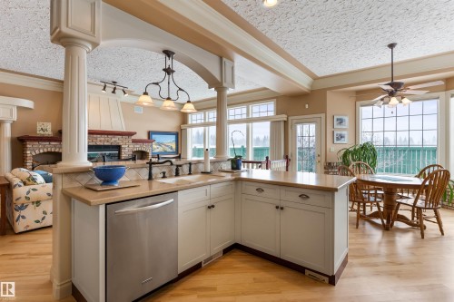 4 Placer Close, St. Albert, AB - Indoor Photo Showing Other Room With Fireplace