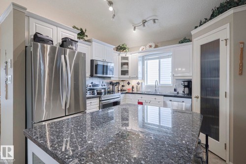 21304 88 Avenue, Edmonton, AB - Indoor Photo Showing Kitchen With Upgraded Kitchen