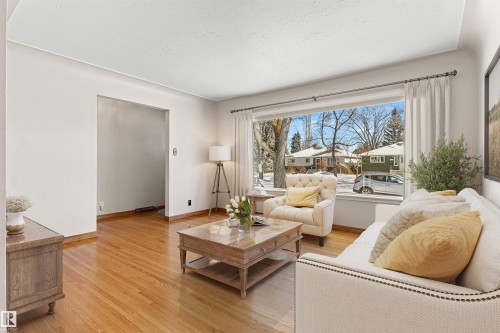 10724 148 Street, Edmonton, AB - Indoor Photo Showing Living Room