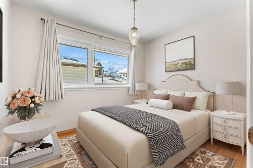 10724 148 Street, Edmonton, AB - Indoor Photo Showing Bedroom