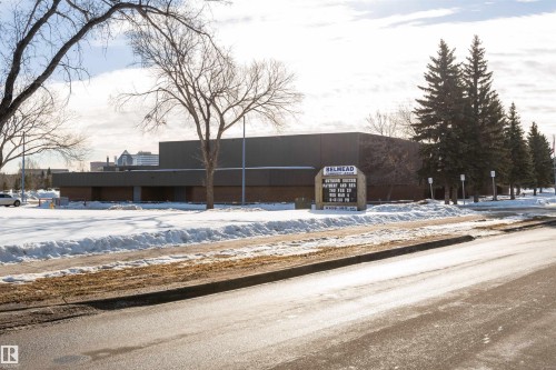 View of snow covered building - 18507 92 Avenue, Edmonton, AB - Outdoor