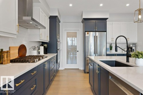 20876 131 Avenue, Edmonton, AB - Indoor Photo Showing Kitchen With Upgraded Kitchen