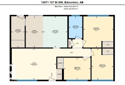 View of property floor plan - 10971 157 Street, Edmonton, AB - Other