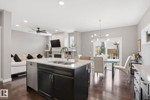 2236 Calhoun Link Link, Edmonton, AB - Indoor Photo Showing Kitchen With Double Sink