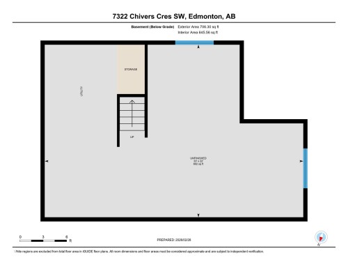 View of home floor plan - 7322 Chivers Crescent, Edmonton, AB - Other