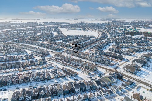 Aerial overview of property's location - 1315 Chappelle Boulevard, Edmonton, AB - Outdoor With View