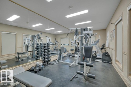 102 2903 Rabbit Hill Road, Edmonton, AB - Indoor Photo Showing Gym Room