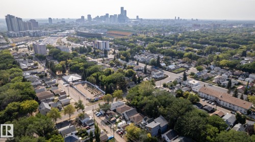 Bird's eye view of city skyline - 11415 85 Street, Edmonton, AB - Outdoor With View